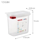 thumbnail of Hermetico Gastronorm GN1/9 150mm 1,5 l  Araven