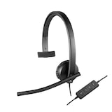 thumbnail of Logitech H570E Auriculares Mono con Microfono USB - Microfono Plegable - Diadema Ajustable - Almohadilla Acolchada - Controle...