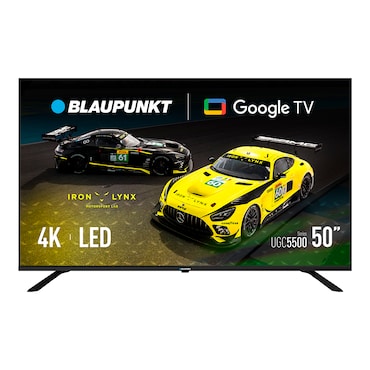 Blaupunkt Smart TV LED 4K Ultra HD 50” Serie UGC Google TV HDR WiFi 2T2R Bluetooth 5.1 Negro –  50UGC5500S