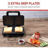 thumbnail of Appareil à croque monsieur 900W Plaque anti-adhésive XL ALPINA