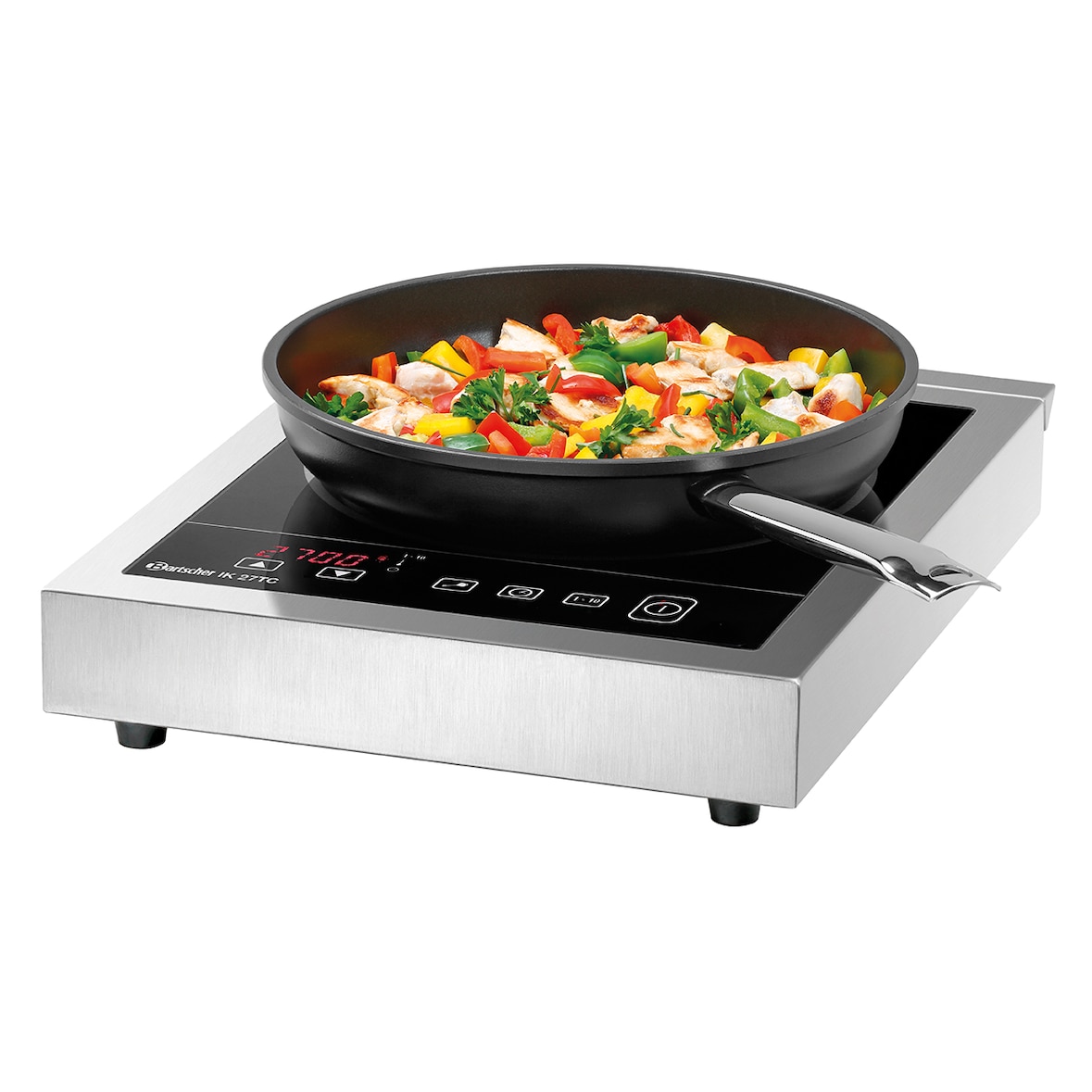 Inductiekookplaat | Elektrisch | IK 27TC | 2.7kW | Kookplaat Glas | 340x425x75(h)mm