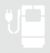 thumbnail of Dreifke® Bodenschablone - Parkplatz Ladestation für Elektrofahrzeuge, PVC, 740 x 800 mm