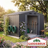 thumbnail of GARDEBRUK® XXL Metall Gerätehaus 5m² mit Fundament anthrazit