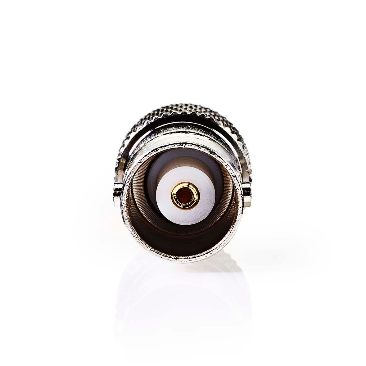 Nedis SMA Adapter - SMA-Stecker - BNC-Buchse - Vergoldet - 50 Ohm - Gerade - Kupfer - Gold - 2 Stück - Box