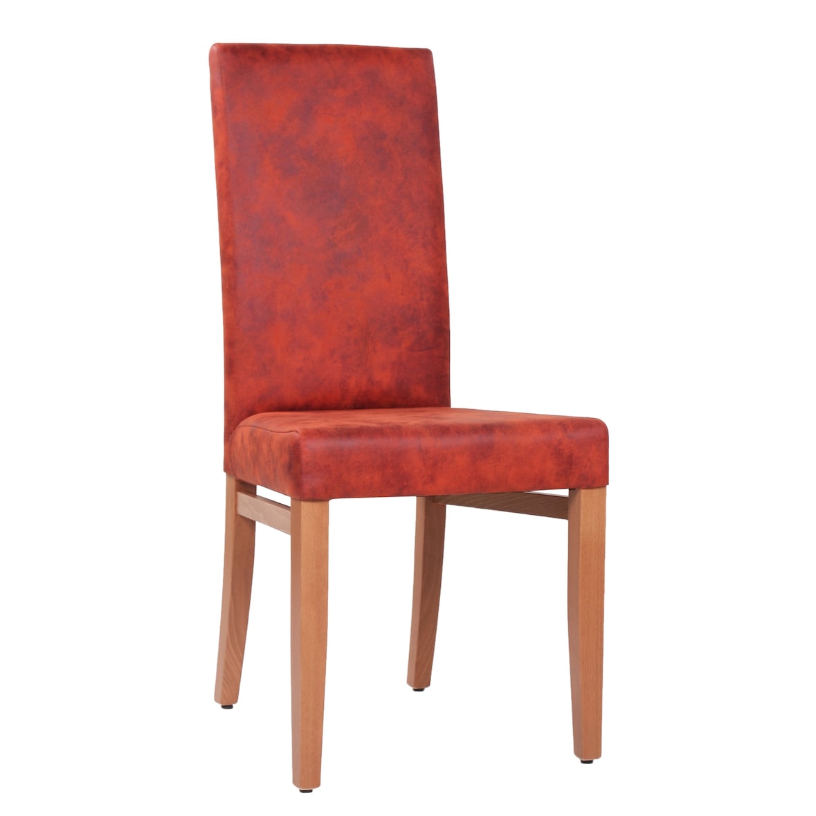 pemora Polsterstuhl Esszimmerstuhl Stuhl Küche Gastronomie RELA Vintage-Leder-Optik rostfarben
