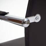 thumbnail of 6er-Set Konferenzstuhl Sammy | HxBxT 93x56x56cm | Sitzhöhe 47cm | Stahl | Braun | Besucherstuhl Freischwinger Lehnstuhl