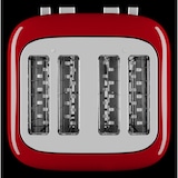 thumbnail of KitchenAid 4-sleuven broodrooster 5KMT4109EER, roestvrij staal, rood