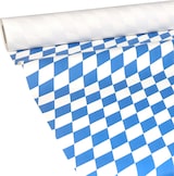thumbnail of JUNOPAX Papiertischdecke Raute weiß-blau 50m x 1,00m, nass- und wischfest