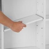 thumbnail of Helloshop26 - Mobile scaffale libreria porta CD/DVD 136,5 cm bianco 08_0000228