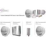 thumbnail of Falthandtuchspender, Papierhandtuchspender EDELSTAHL matt, mit Sichtfenster, Kapazität: 600 Faltpapiere, abschließbar