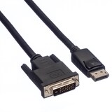 thumbnail of ROLINE DisplayPort Kabel DP ST - DVI ST, LSOH, schwarz, 3 m