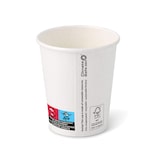 thumbnail of BIOZOYG Pappbecher 50 Stück 200 ml / 8 oz, Ø 80 mm, weiß - Becher für Heißgetränke - Kaffeebecher to go - Einwegbecher, Alternative zu Styroporbecher