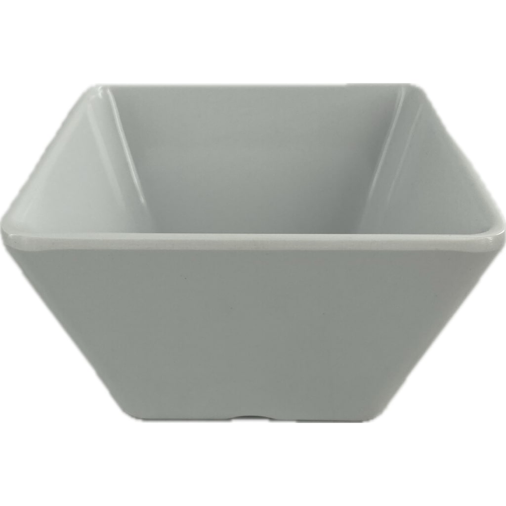 METRO PROFESSIONAL Tigela, melamina, 24 x 24 cm, quadrada, branco, 2 unidades