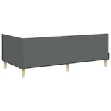 thumbnail of vidaXL Eckbettgestell Dunkelgrau 90 cm x 200 cm Stoff und Sperrholz