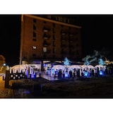 thumbnail of astreea Igloo Terrassenpavillon Model L mit Baldachin Bezug, weiss, wasserabweisend