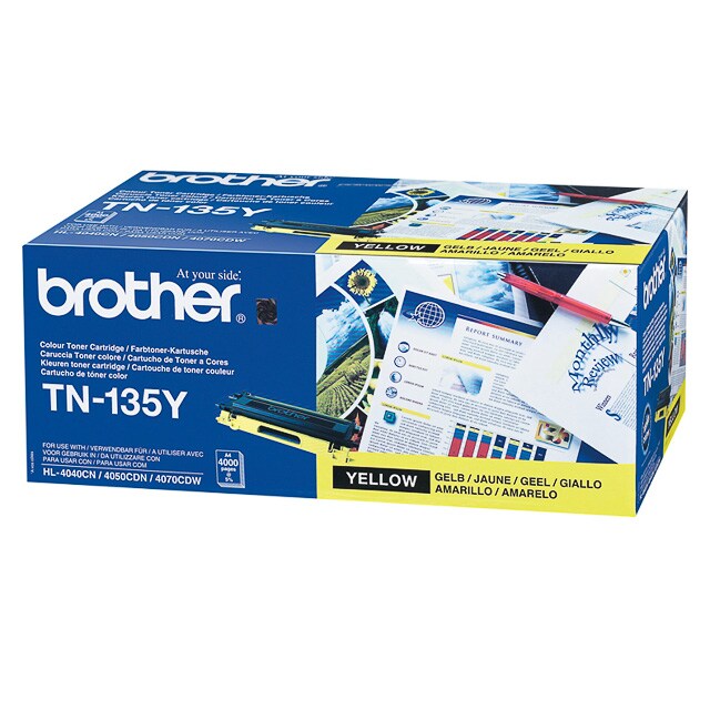 Laser/Kopierer BROTHER TN135Y BROTHER HL4040CN TONER YELLOW HC