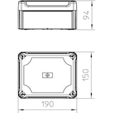 thumbnail of OBO Bettermann 2007734 Abzweigdose (L x B) 190 mm x 150 mm 1 St.
