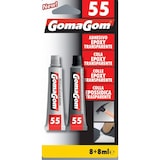 thumbnail of Cola 11921 - Gomagom Nº55 Blister Cola Epóxy Secagem Rápida e Resistente 8+8ml - 12 unidades