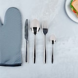 thumbnail of WellHome - Set van 24 roestvrijstalen bestekken met zilveren coating