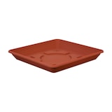 thumbnail of Pflanzen Untersetzer-Blumentopf Kunststoff eckig terrakotta H 4 x B 29 x L 29 cm