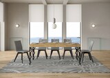 thumbnail of Ausziehbarer Tisch 90 x 140/244 cm, Gestell Karamay Premium Eiche Natur Anthrazit
