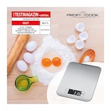 thumbnail of Profi Cook PC-KW 1061 K?chenwaage digital W?gebereich (max.)=5 kg Edelstahl, Schwarz 501061