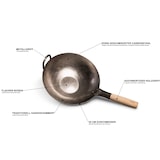 thumbnail of Pasoli-Wok – Profi-Ausführung – Unser flacher Originaler, 36 cm