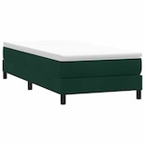 thumbnail of vidaXL Boxspringbett ohne Matratze Dunkelgrün 100x220 cm Samt
