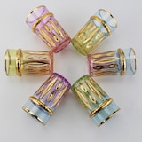 thumbnail of Tasses à thé orientales 6 couleurs - lot de 6