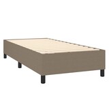 thumbnail of vidaXL Boxspringbett mit Matratze & LED Taupe 90x190 cm Stoff