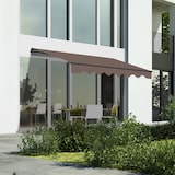 thumbnail of Wasabi - Toldo Exterior Enrollable 3x2,5 Taupe Poliéster – Estructura Aluminio Antracita Inclinación Regulable