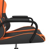 thumbnail of vidaXL Gaming-Stuhl mit Massagefunktion Schwarz und Orange Kunstleder