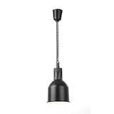 thumbnail of KBS infrarood verwarmingslamp zwart met lamp 175x175x250 mm 230 Volt 0,25 kW