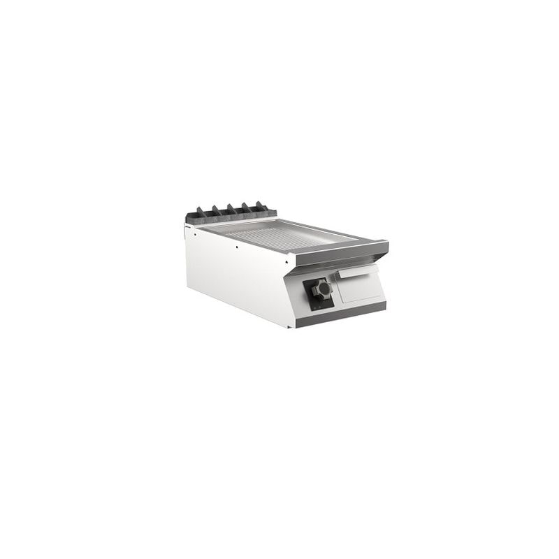 Mareno M1-900 elektrische Griddleplatte mit gerippter Chromplatte, 40cm
