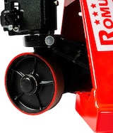 thumbnail of Romux® Porta-palete Manual vermelho 3000 kg Industrial com rodas de poliuretano | Garfos Padrão 550x1150 mm