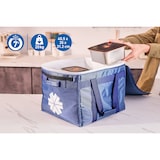 thumbnail of aro Bolsa térmica, poliéster, 40 l, apertura superior, con velcro y cremallera, azul marino