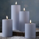 thumbnail of LED Kerze MIA Deluxe für Außen 3D Flamme flackernd H: 15cm D: 7,5cm outdoor blau