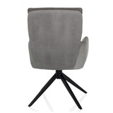 thumbnail of Esszimmerstuhl / Drehstuhl TARUGO Stoff grau hjh LIVING