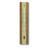 thumbnail of Binnen thermometer, eiken/aluminium
