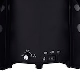 thumbnail of Schneiender Weihnachtsbaum mit Schirmfuß Schwarz 140 cm PVC