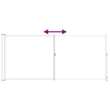 thumbnail of vidaXL Ausziehbares Seitenmarkise Beige 600 x 200 cm Polyester
