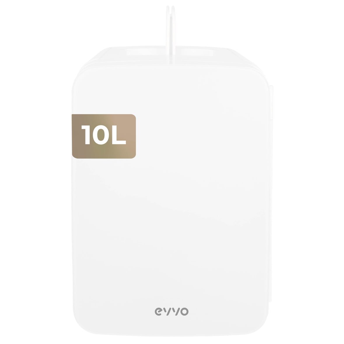 Nevera Mini EVVO F10 Blanco, 10 L, Enfría y Calienta, Silenciosa y Portátil
