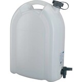 thumbnail of Wasserkanister 20L weiß stapelbar PE mit Ablasshahn