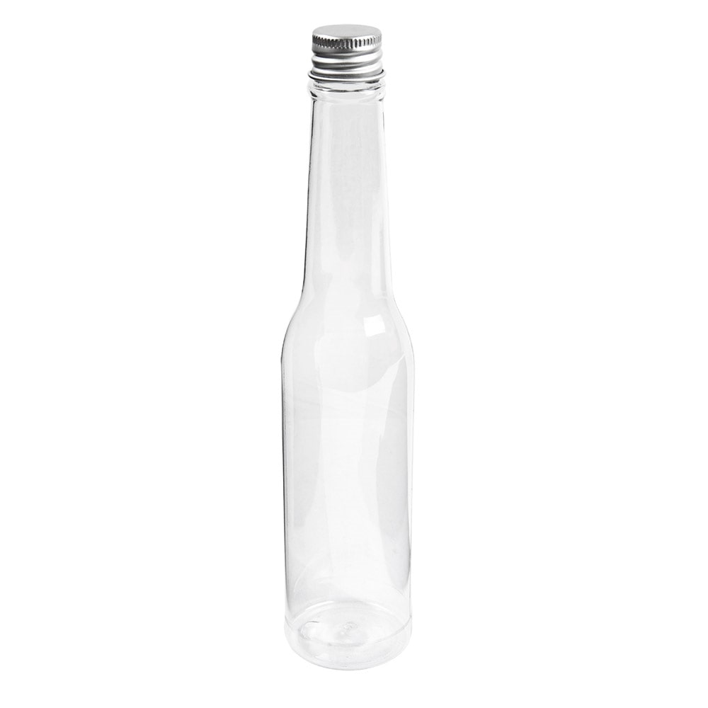 Botellas Con Tapón Aluminio 180 Ml Ø4,3X20,5 Cm Transparente Pet (210 unidades)