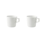 thumbnail of 2 x palmer White Delight Kaffeebecher Set, Porzellan, 2-teilig,  Mug Tassen 0,25 L, weiß glänzend, modern, auch für Tee, Kakao, Suppe