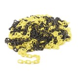 thumbnail of Cadeia de marcação, para a delimitação de áreas de acesso perigosas ou proibidas, uso interno e externo, plástico, preto/amarelo, 25 m, 6 mm