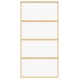 thumbnail of vidaXL Schiebetür Golden 102,5x205 cm ESG-Klarglas und Aluminium