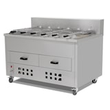 thumbnail of Parrilla horizontal de carbón para pollo - 5 brochetas