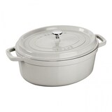 thumbnail of Cocotte Ovalada Staub De 37 Cm Color Blanco Trufa