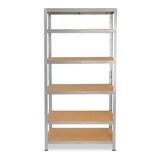 thumbnail of shelfplaza HOME 180x90x23 cm Schwerlastregal in verzinkt mit 6 Böden und 145 kg Traglast pro Boden